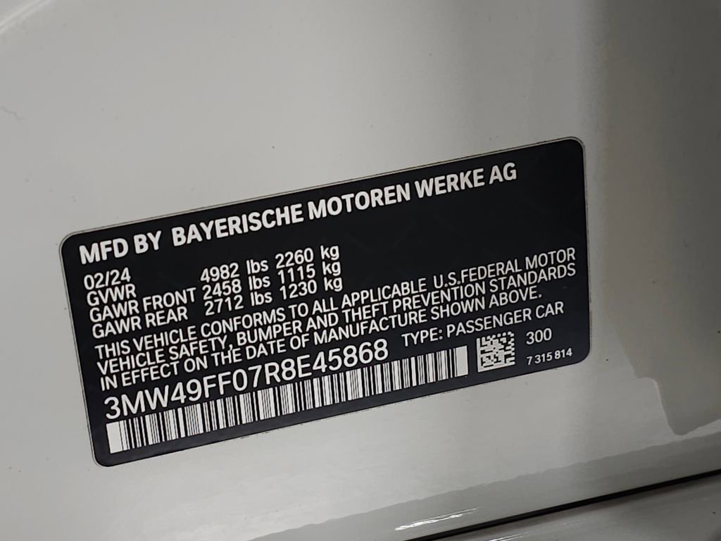 Used 2024 BMW M340i xDrive w/ Premium Package AWD/4WD image 37