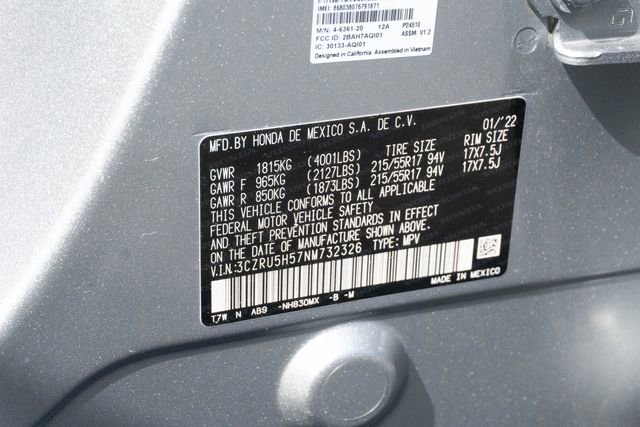 Certified 2022 Honda HR-V EX image 28