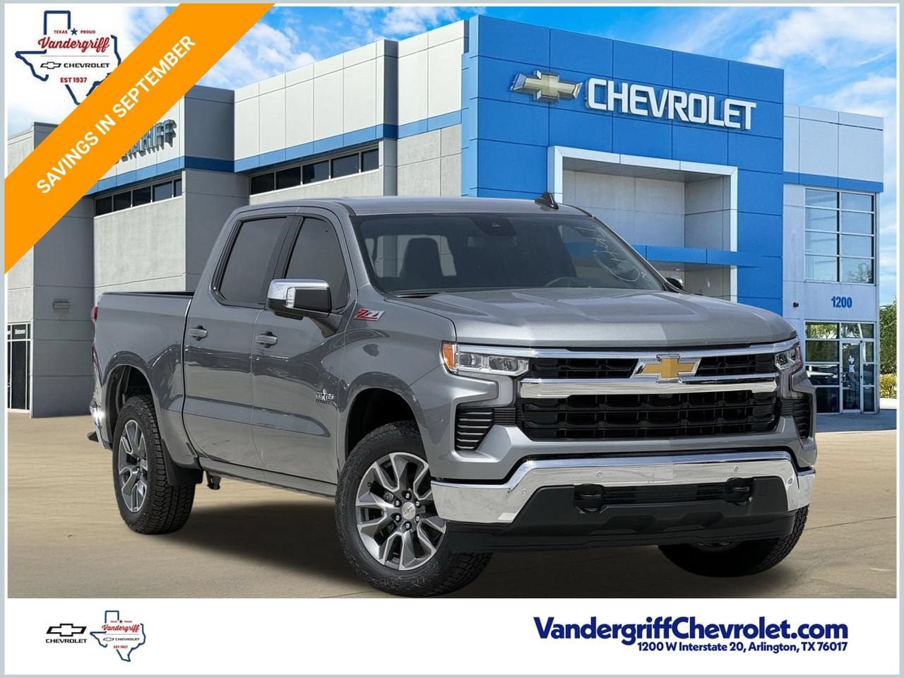 New 2026 Chevrolet Silverado 1500 LT w/ Texas Edition Plus AWD/4WD image 1