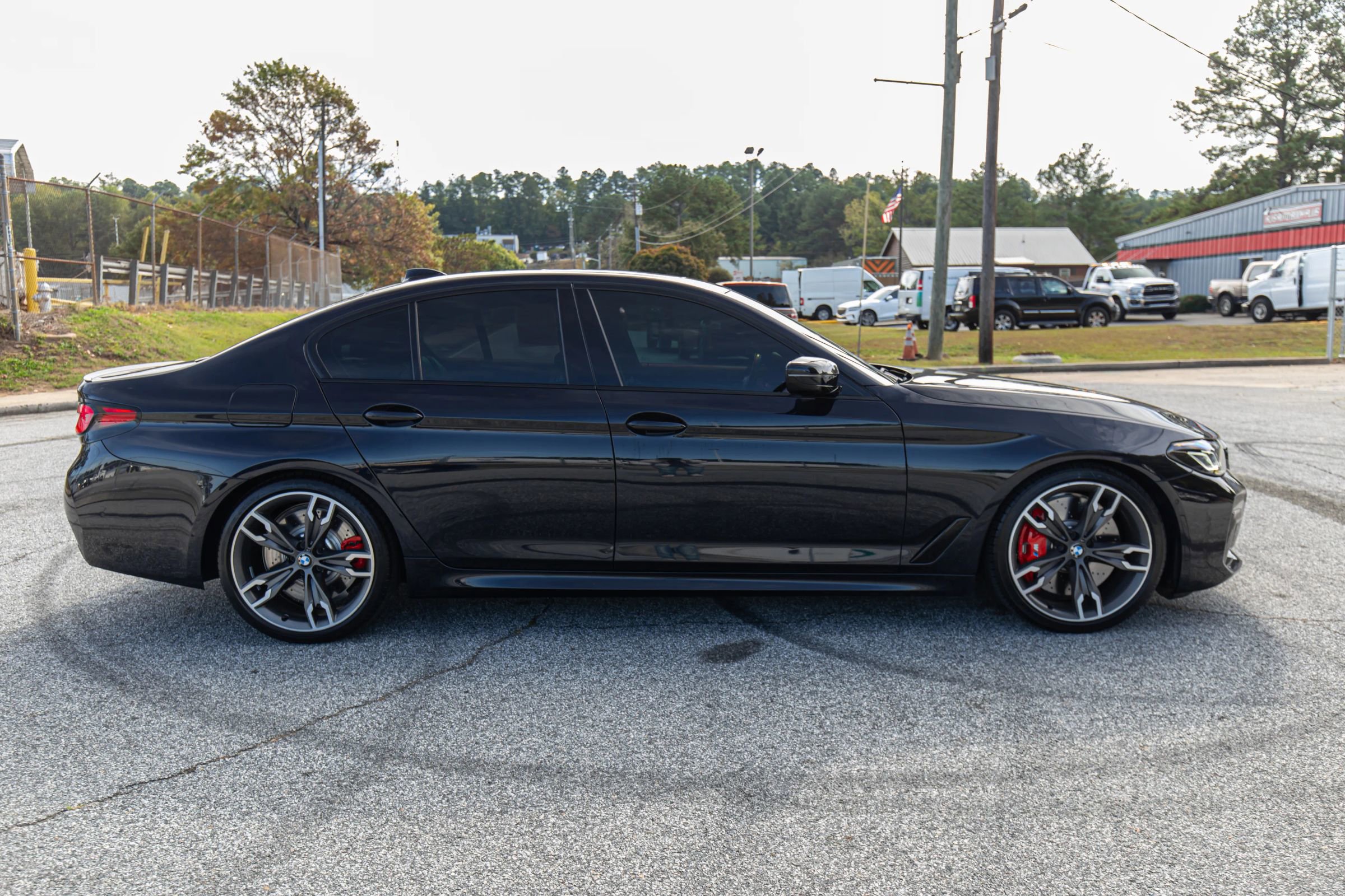 Used 2022 BMW M550i xDrive w/ Shadowloine Package image 14