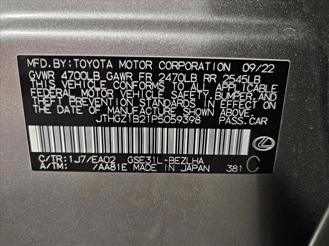 Used 2023 Lexus IS 350 F Sport w/ Navigation Package RWD image 25