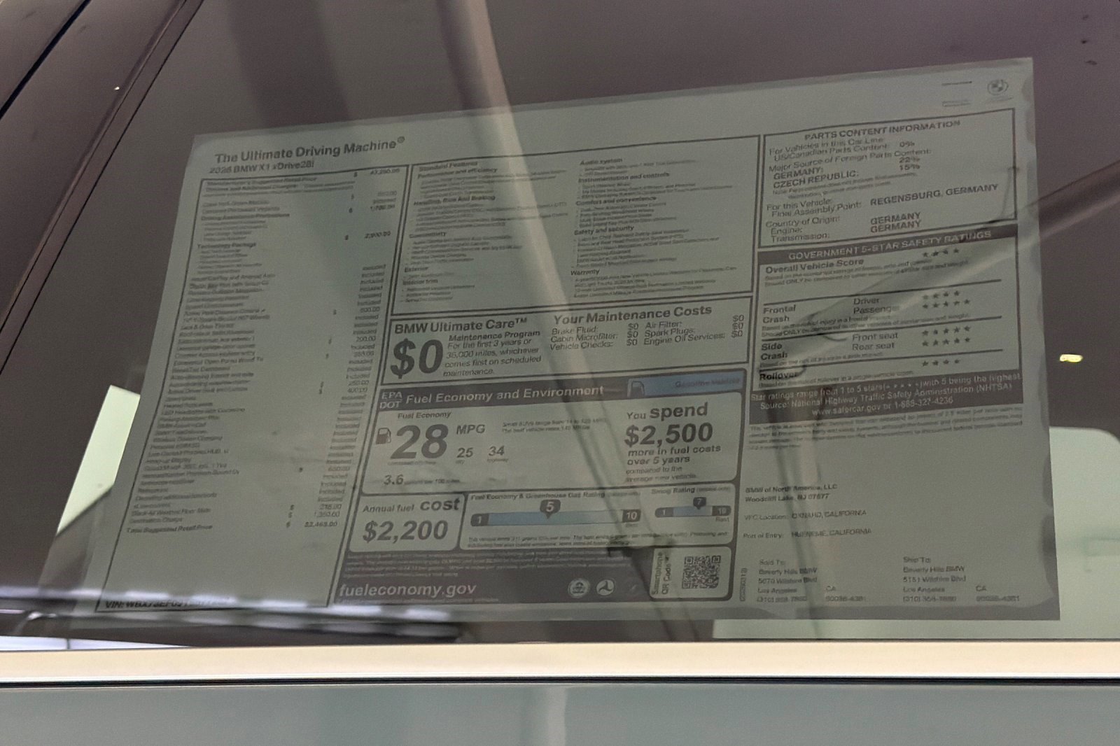 New 2026 BMW X1 xDrive28i w/ Technology Package image 30