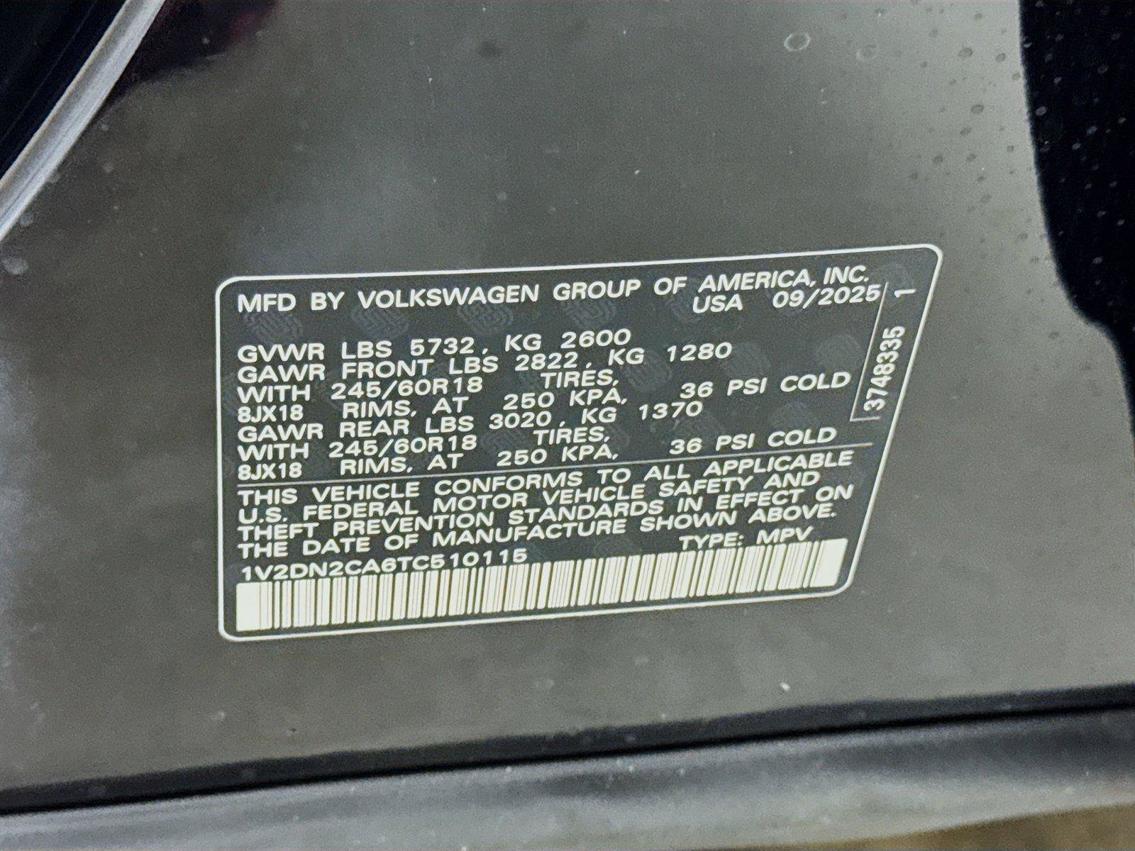 Used 2026 Volkswagen Atlas SE FWD image 20