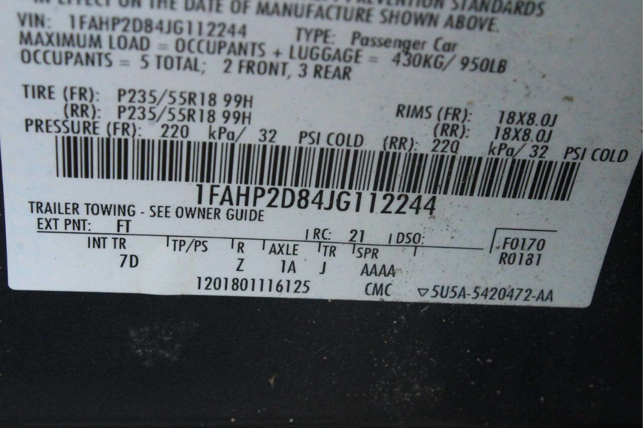 Used 2018 Ford Taurus SE image 8