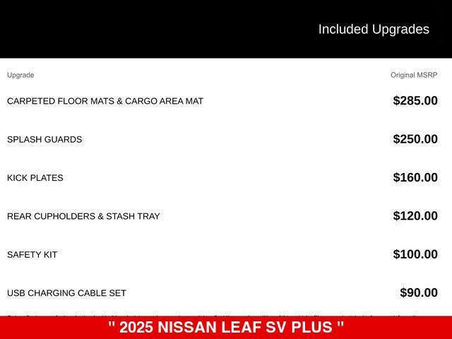 New 2025 Nissan Leaf SV Plus FWD image 4