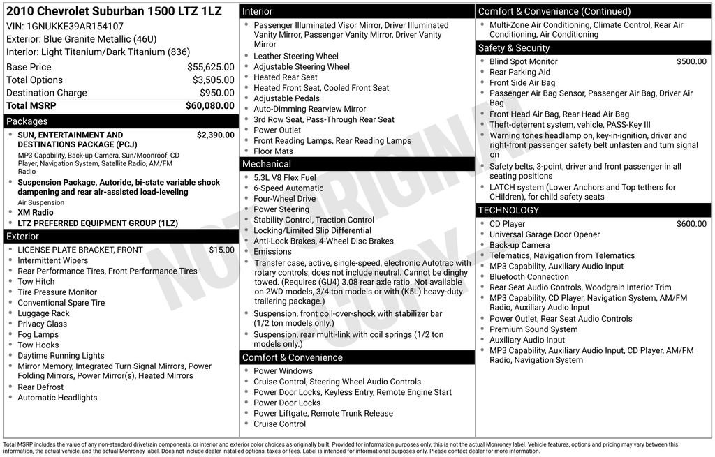 Used 2010 Chevrolet Suburban LTZ image 2