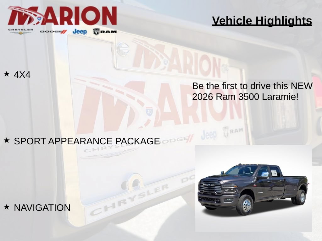 New 2026 RAM 3500 Laramie w/ Sport Appearance Package AWD/4WD image 5