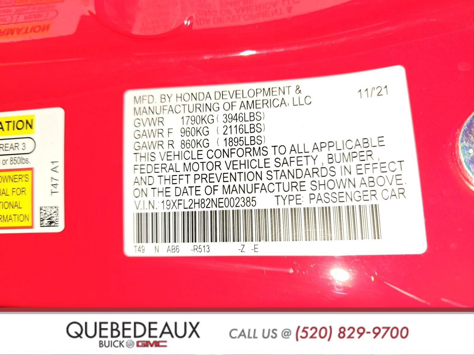 Used 2022 Honda Civic Sport image 14