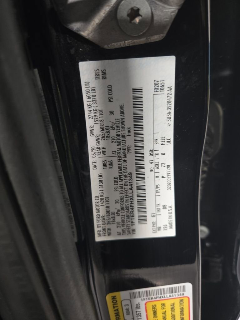 Used 2020 Ford Ranger Lariat w/ FX4 Off-Road Package image 48