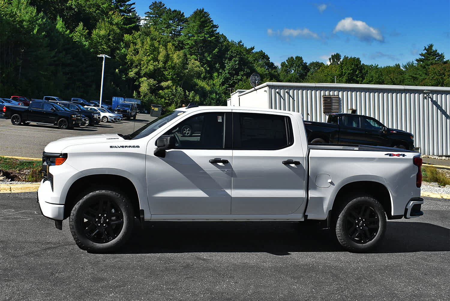 New 2026 Chevrolet Silverado 1500 Custom w/ Turbomax Blackout Package AWD/4WD image 4