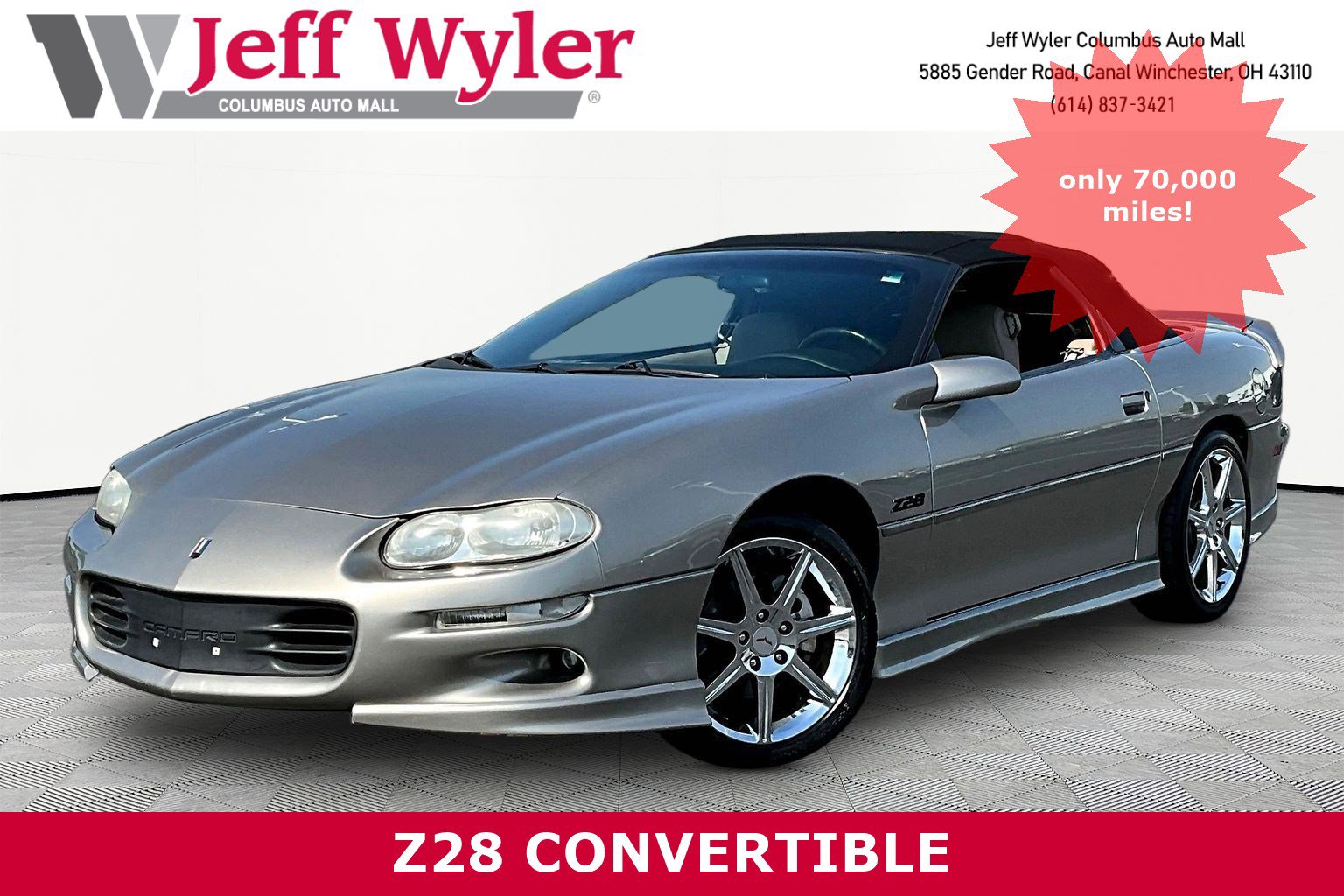 Used 2002 Chevrolet Camaro Z28 w/ Sport Appearance Pkg RWD image 1