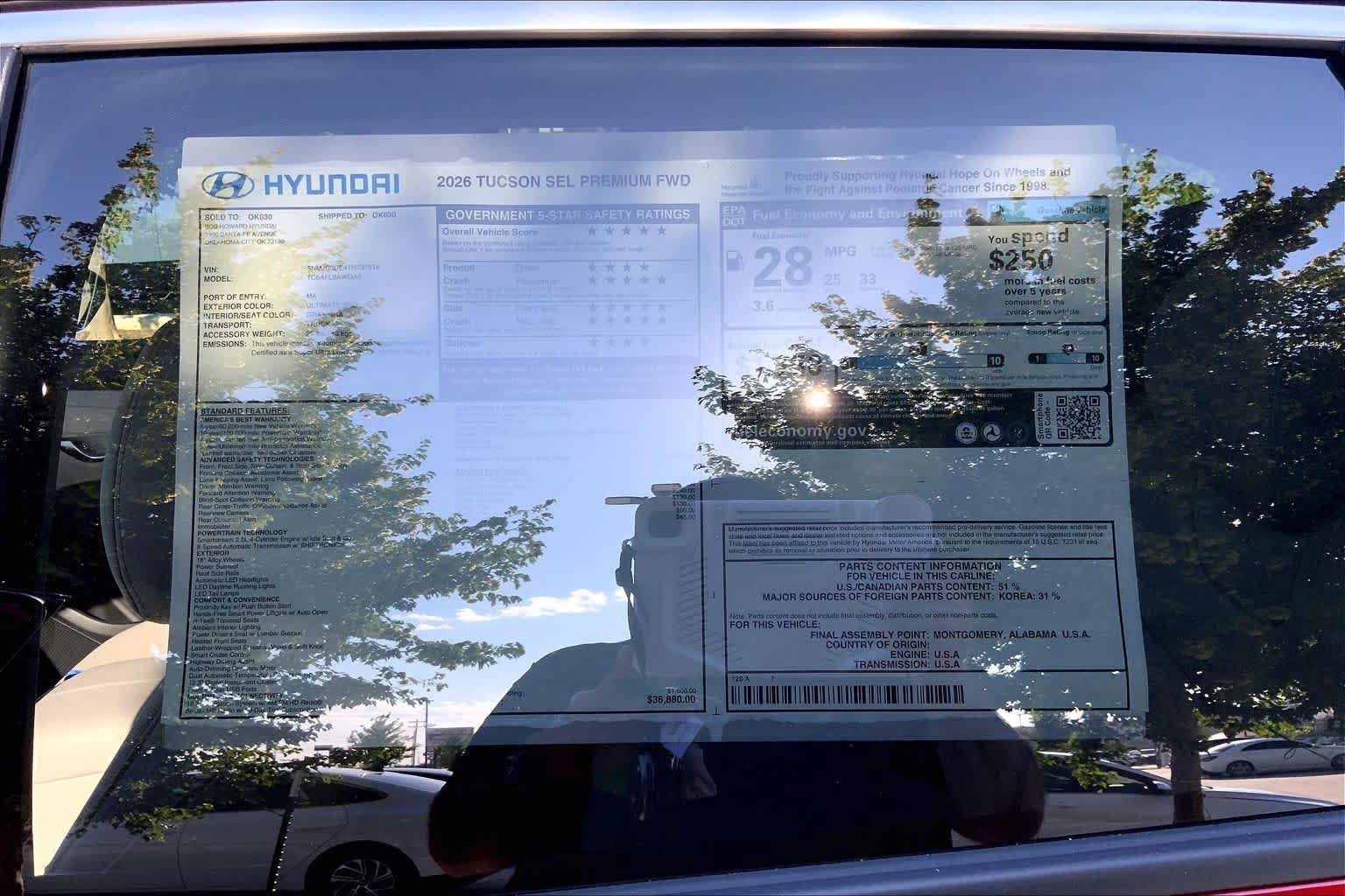 New 2026 Hyundai Tucson SEL FWD image 18