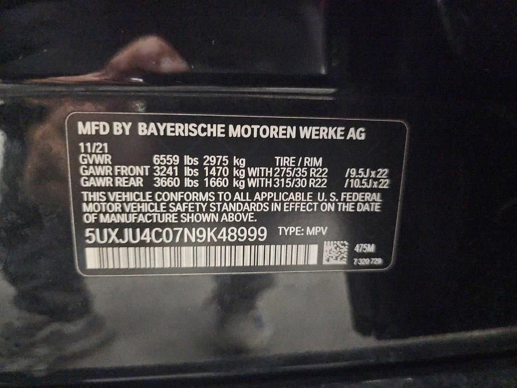 Used 2022 BMW X5 M50i w/ Executive Package image 9