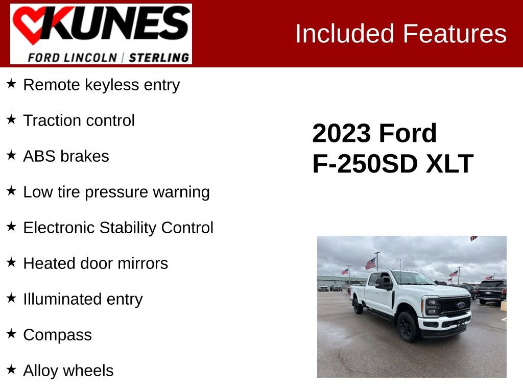 Used 2023 Ford F250 XLT w/ XLT Premium Package image 2