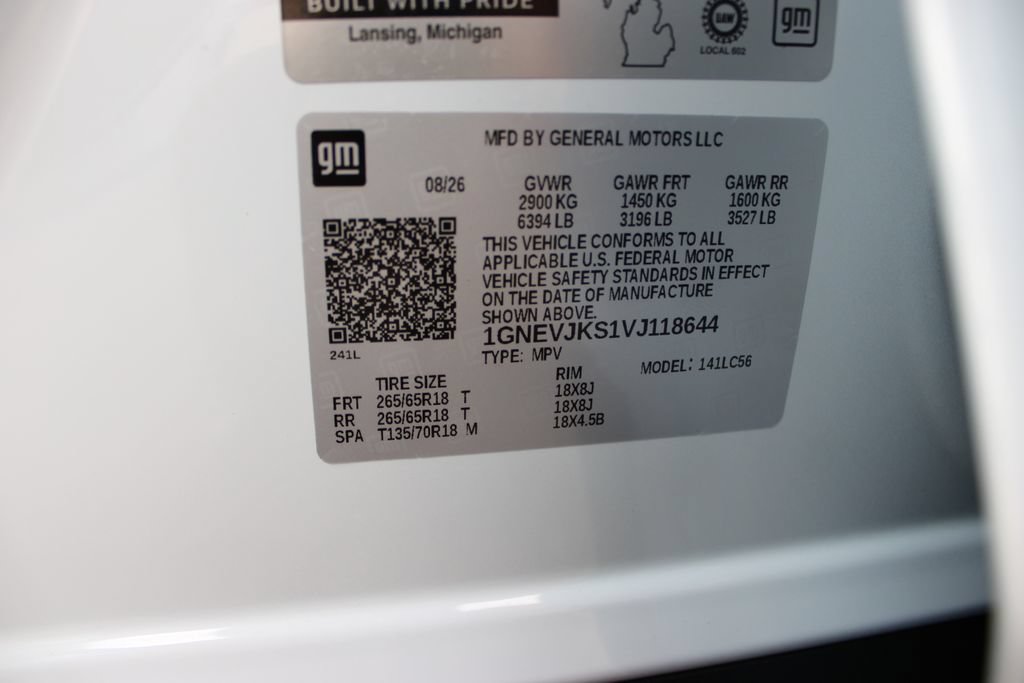 New 2027 Chevrolet Traverse Z71 w/ Enhanced Driving Package AWD/4WD image 55