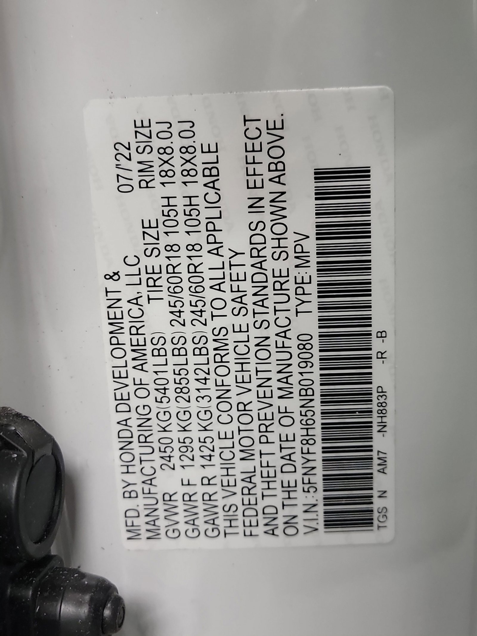 Certified 2022 Honda Passport TrailSport image 33