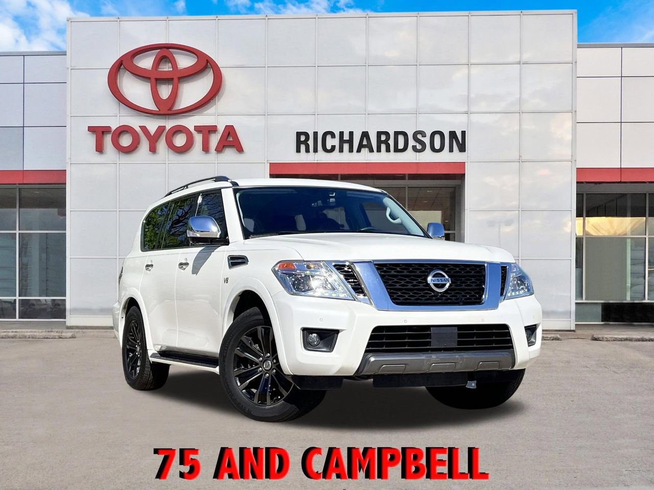 Used 2020 Nissan Armada Platinum w/ Captain's Chairs Package RWD image 1