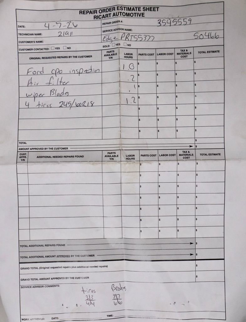 Certified 2024 Ford Edge SEL AWD/4WD image 6