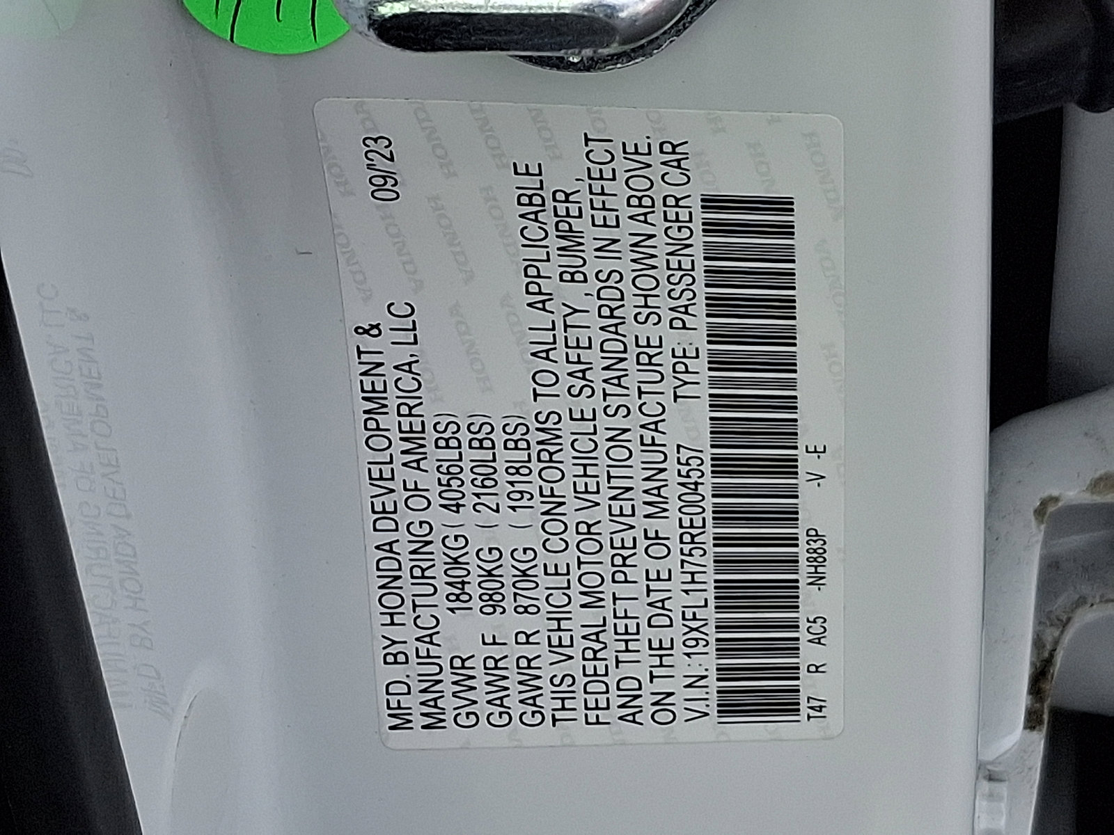 Used 2024 Honda Civic EX-L image 27