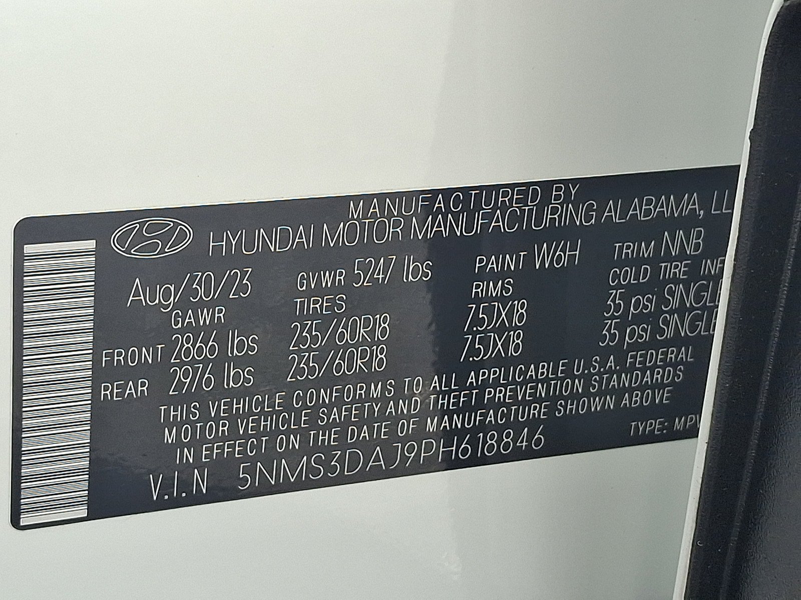 Certified 2023 Hyundai Santa Fe SEL w/ Premium Package AWD/4WD image 31