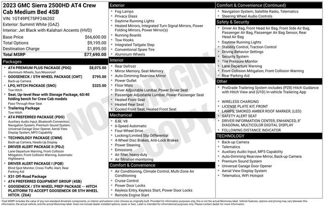 Used 2023 GMC Sierra 2500 AT4 w/ AT4 Premium Plus Package image 4