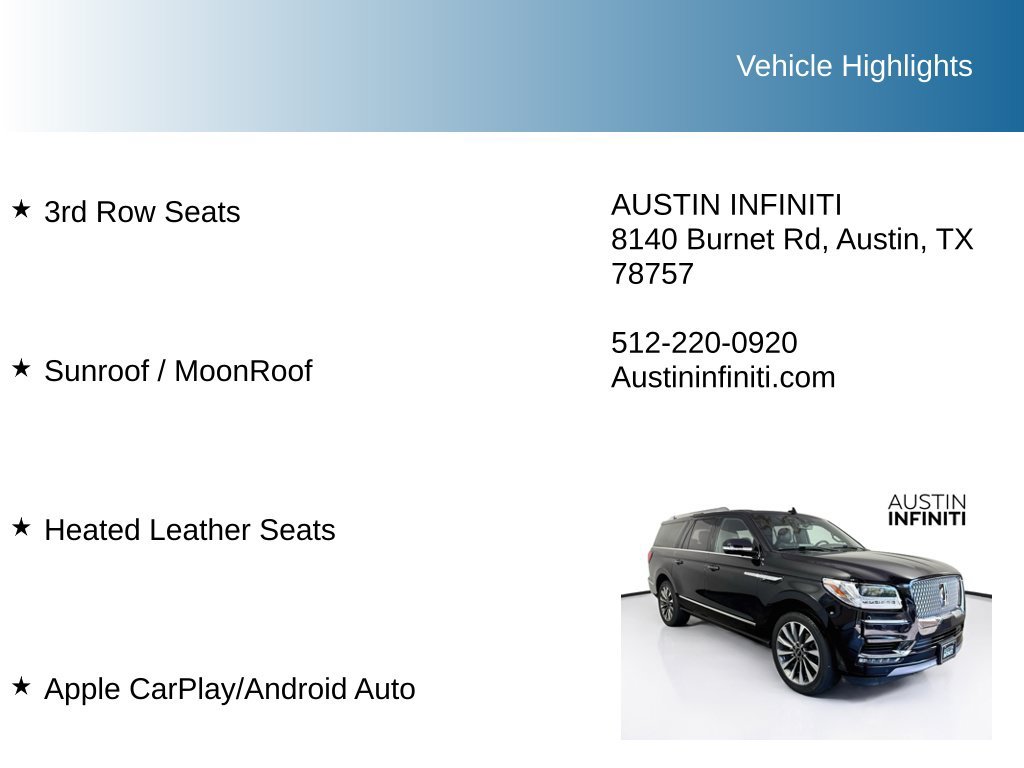 Used 2021 Lincoln Navigator L Reserve AWD/4WD image 9