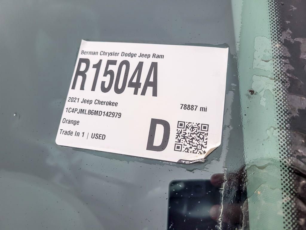 Used 2021 Jeep Cherokee Latitude Plus image 26