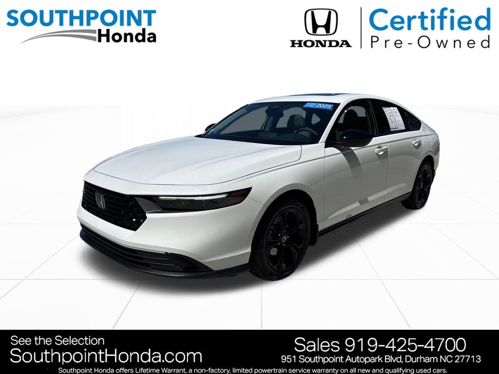 Certified 2025 Honda Accord SE image 3