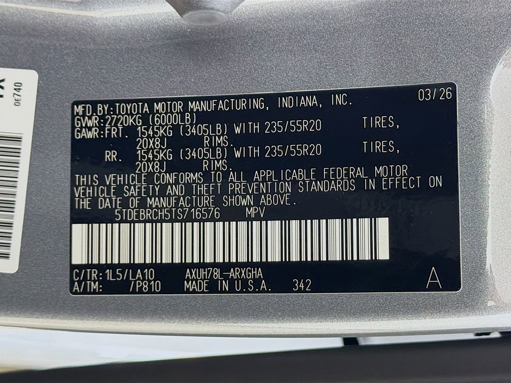 New 2026 Toyota Highlander Platinum image 28