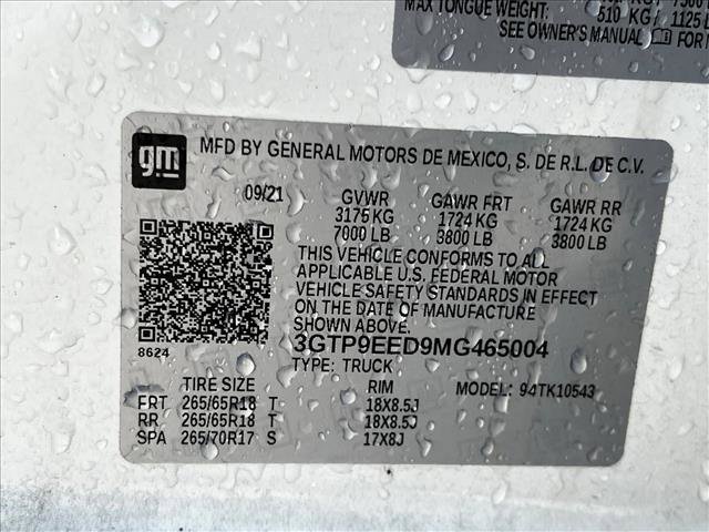 Used 2021 GMC Sierra 1500 AT4 image 27