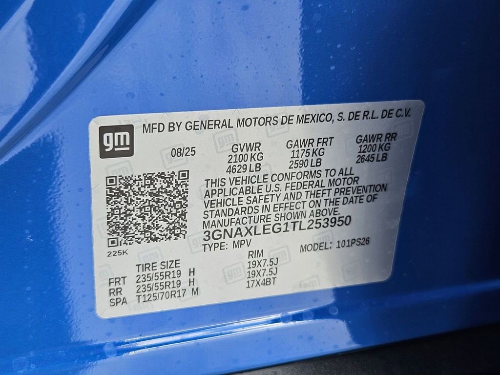 New 2026 Chevrolet Equinox RS FWD image 41