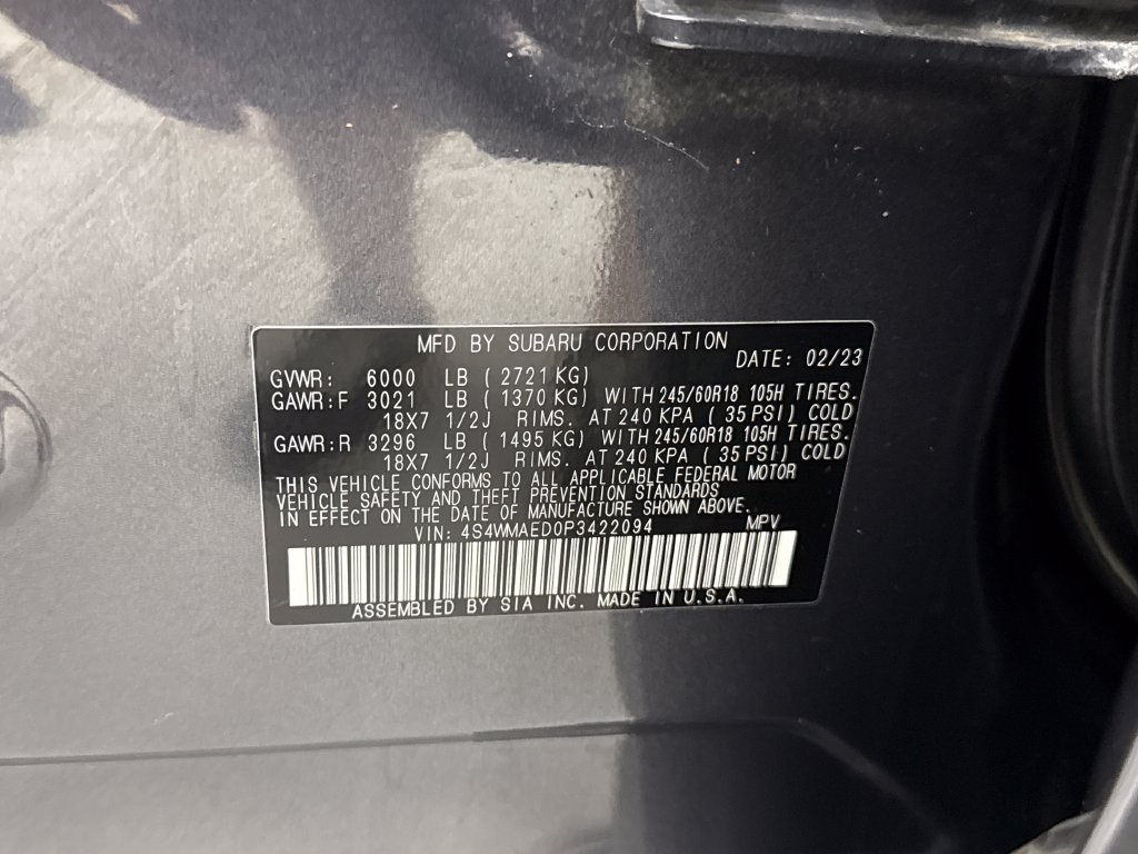 Certified 2023 Subaru Ascent Premium w/ Convenience Package AWD/4WD image 27