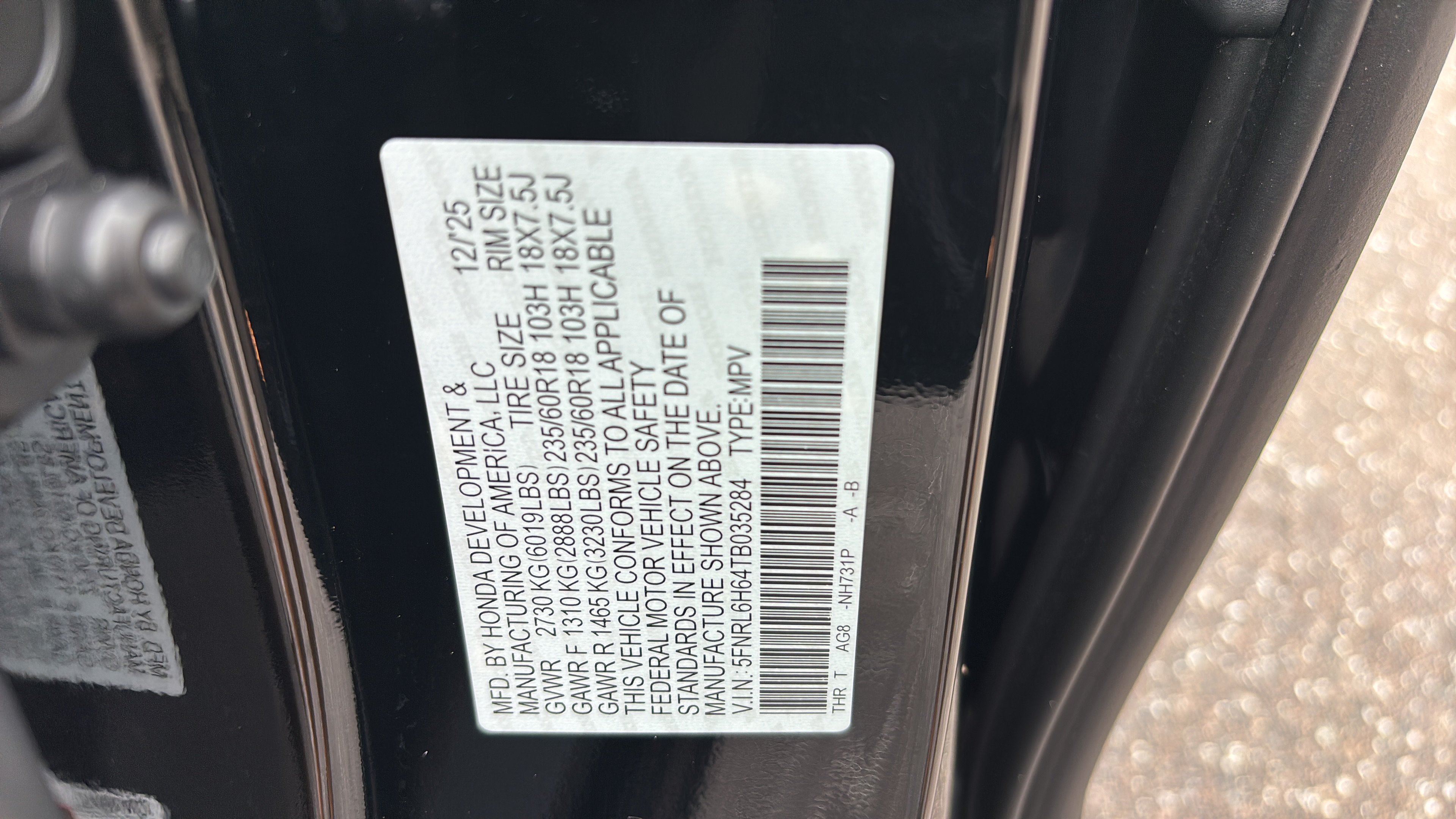 Certified 2026 Honda Odyssey EX-L image 20