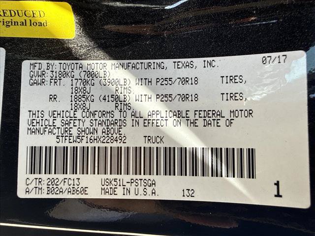 Used 2017 Toyota Tundra SR5 w/ SR5 Upgrade Package RWD image 20