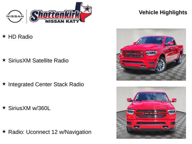 Used 2021 RAM 1500 Laramie w/ Laramie Southwest Edition RWD image 12
