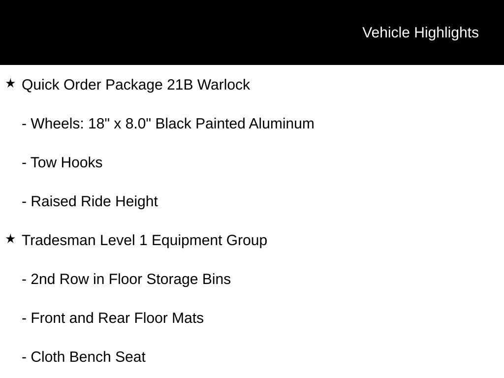 New 2026 RAM 1500 Classic Warlock AWD/4WD image 24