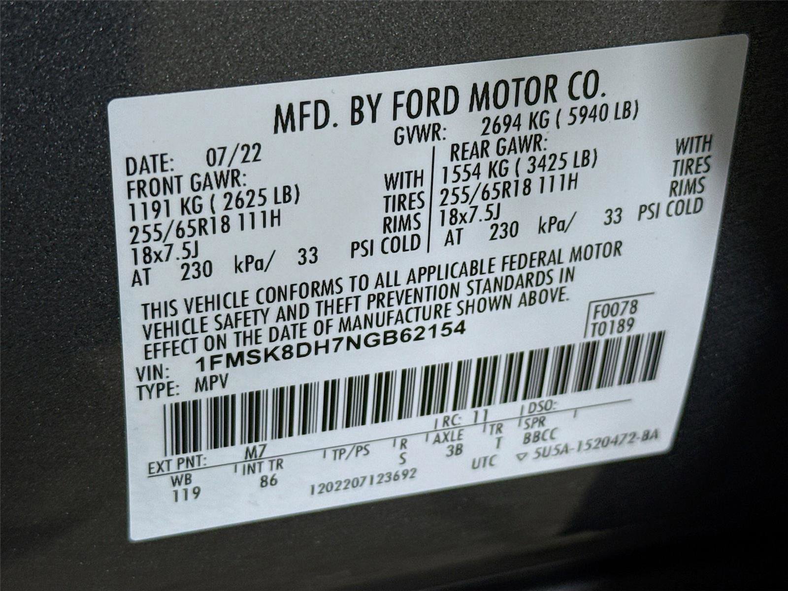 Used 2022 Ford Explorer XLT w/ Class IV Trailer Tow Package image 32