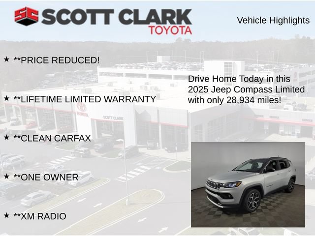 Used 2025 Jeep Compass Limited AWD/4WD image 12
