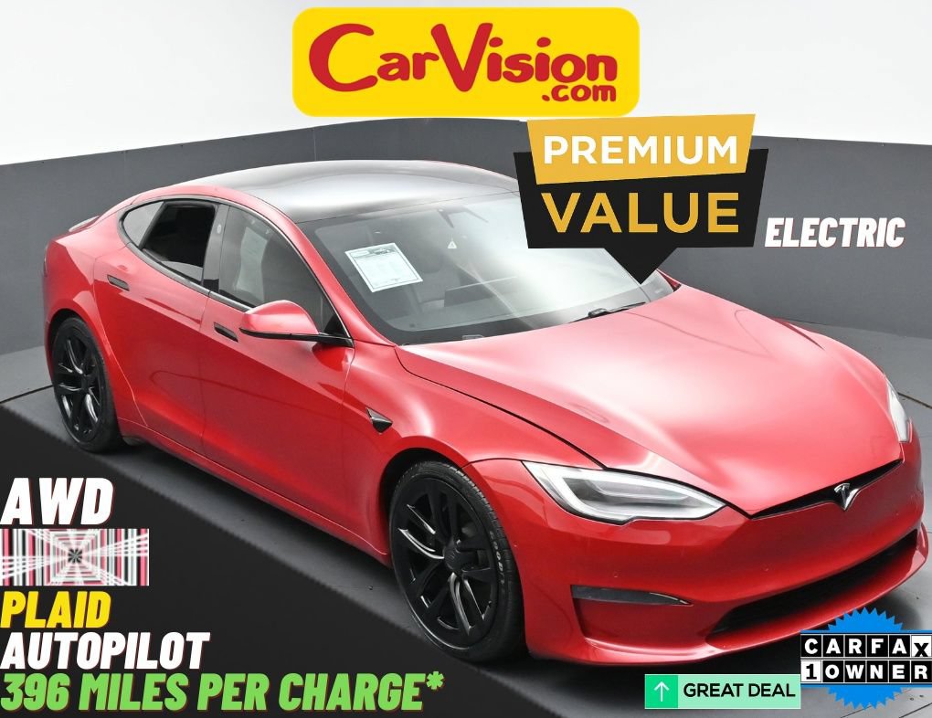 Used 2021 Tesla Model S Plaid AWD/4WD image 1