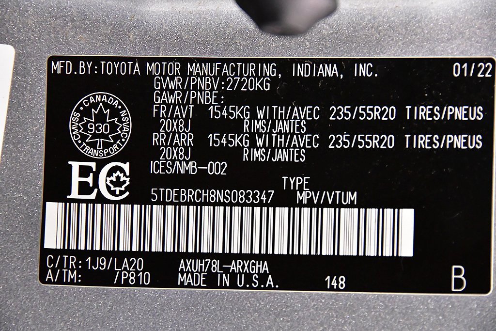 Used 2022 Toyota Highlander Platinum image 15