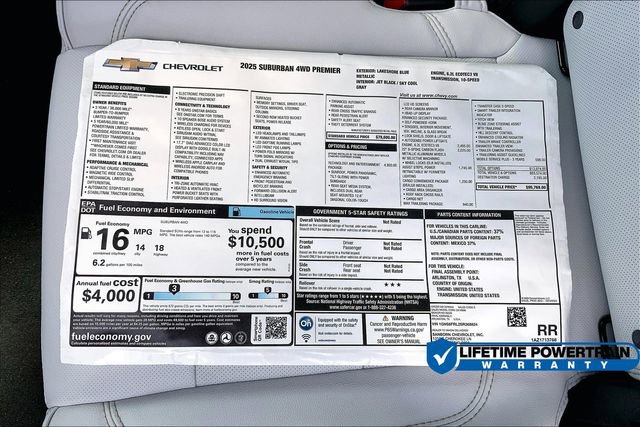 New 2025 Chevrolet Suburban Premier image 15
