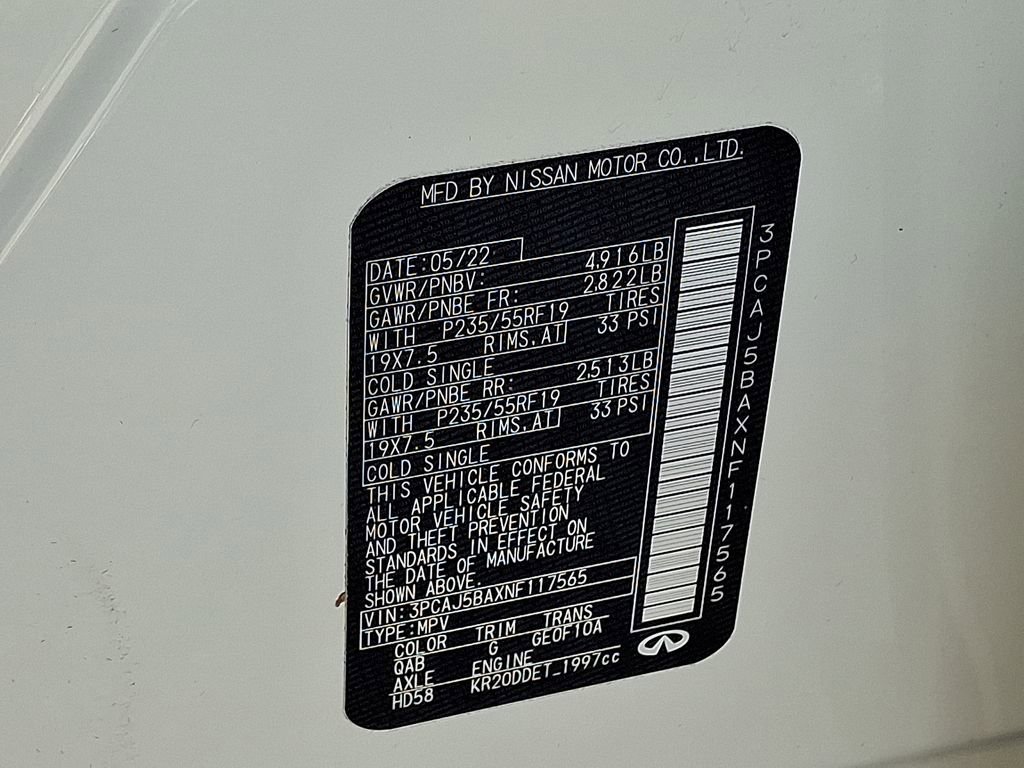 Used 2022 INFINITI QX50 Luxe image 27