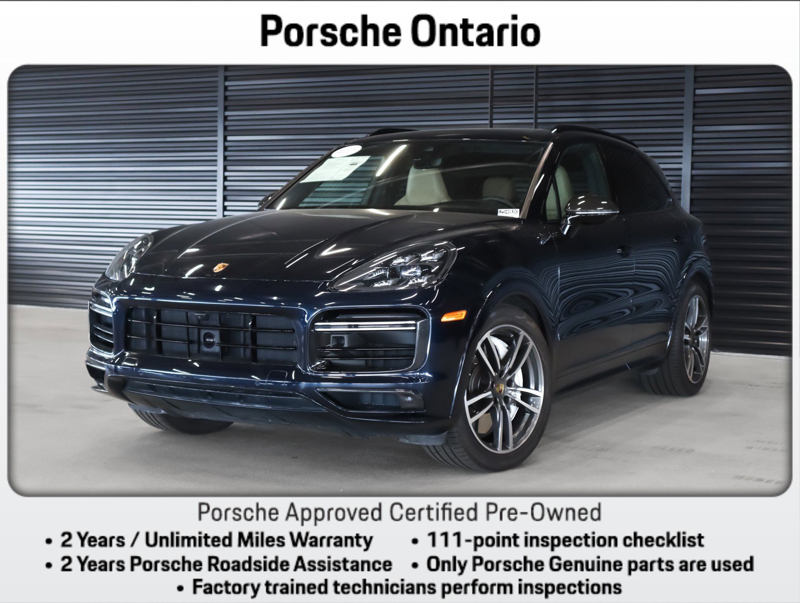 Certified 2022 Porsche Cayenne Turbo image 1