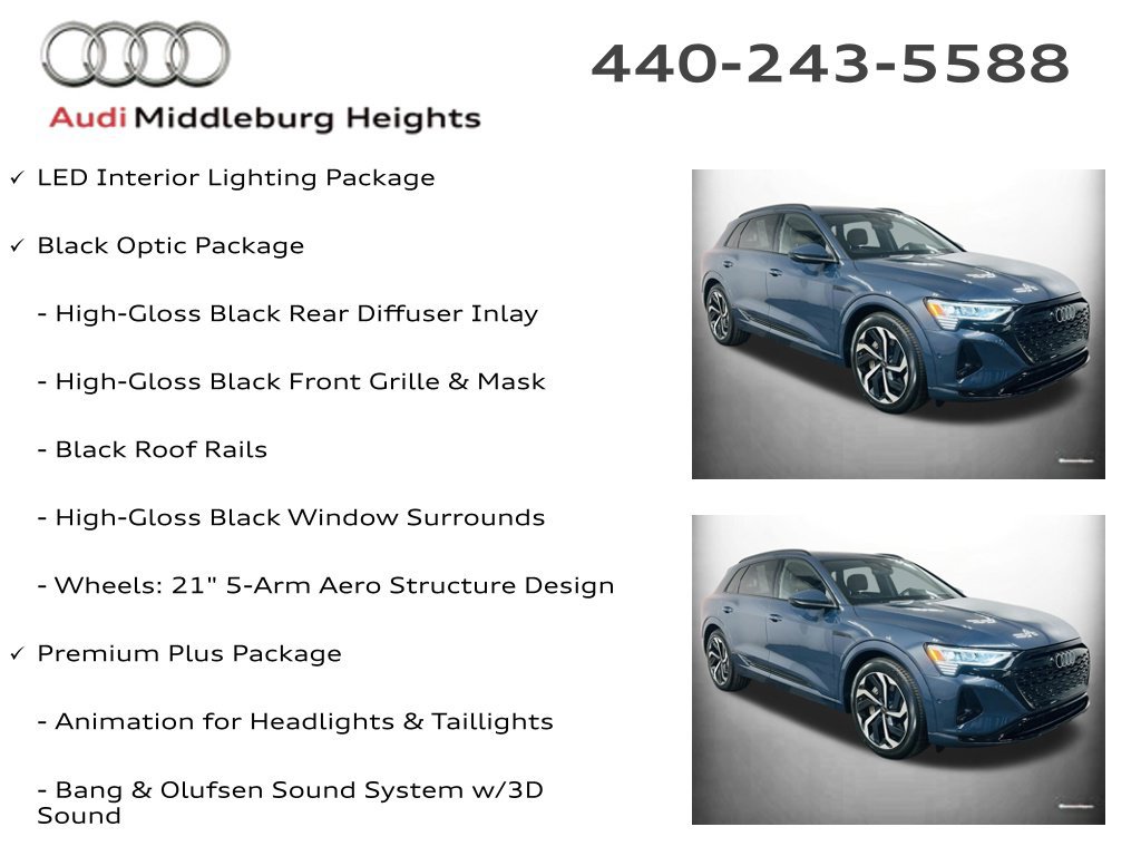 Used 2024 Audi Q8 e-tron Premium Plus w/ Premium Plus Package AWD/4WD image 7