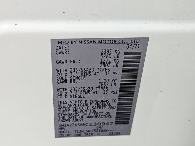 Used 2021 Nissan Murano Platinum w/ Cargo Package AWD/4WD image 24