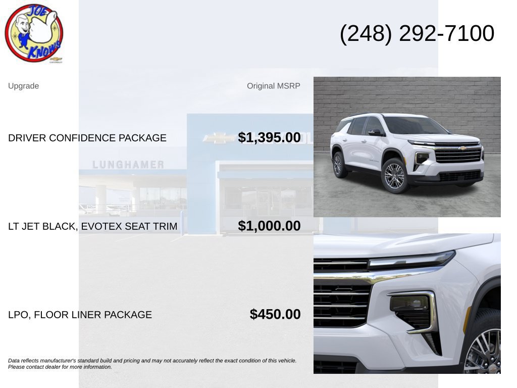 New 2027 Chevrolet Traverse LT w/ Driver Confidence Package AWD/4WD image 5