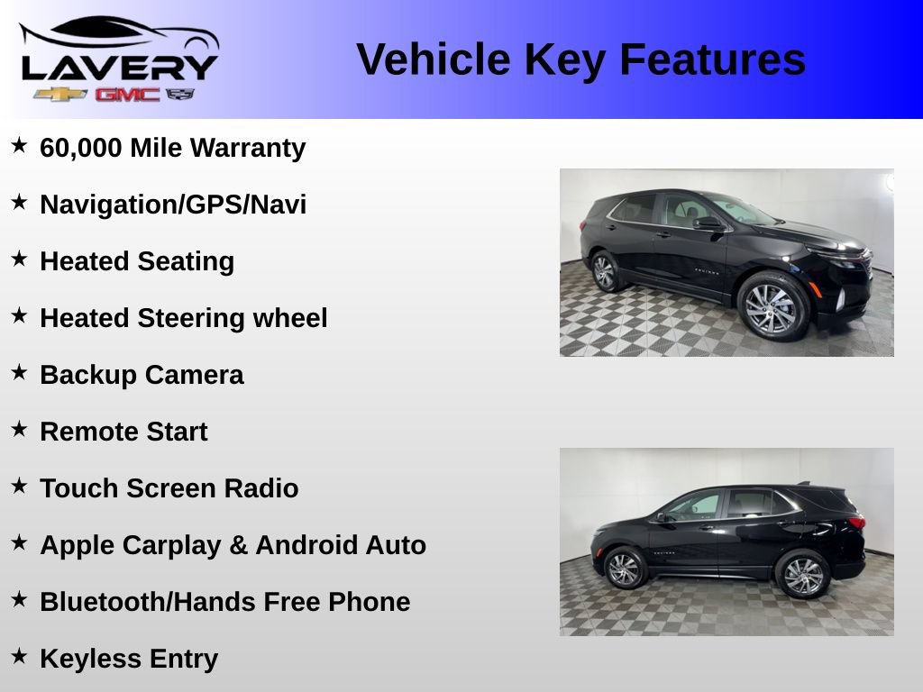 Certified 2024 Chevrolet Equinox LT w/ LPO, Floor Liner Package FWD image 2