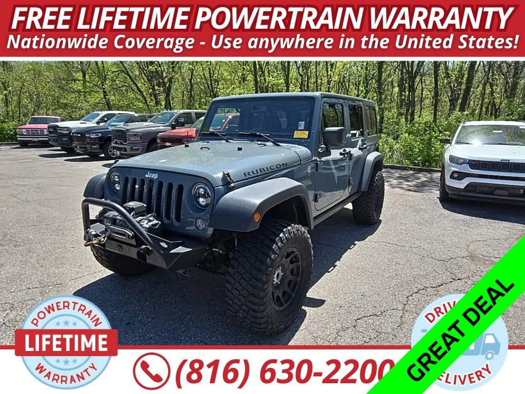 Used 2015 Jeep Wrangler Unlimited Rubicon w/ Connectivity Group image 1