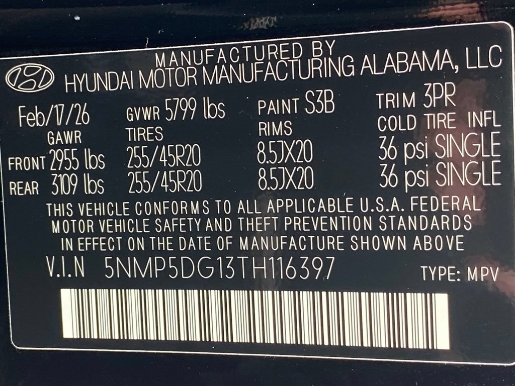 New 2026 Hyundai Santa Fe Calligraphy AWD/4WD image 43