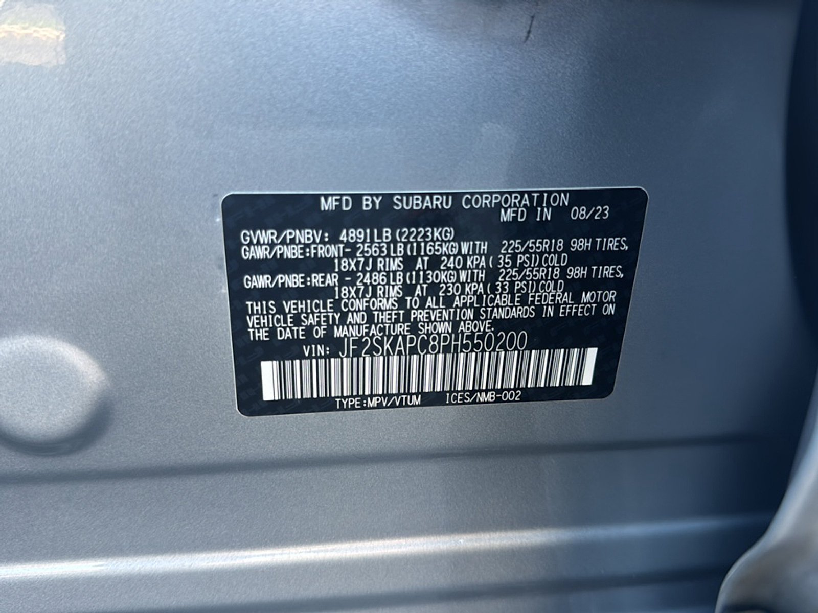 Certified 2023 Subaru Forester Limited AWD/4WD image 51